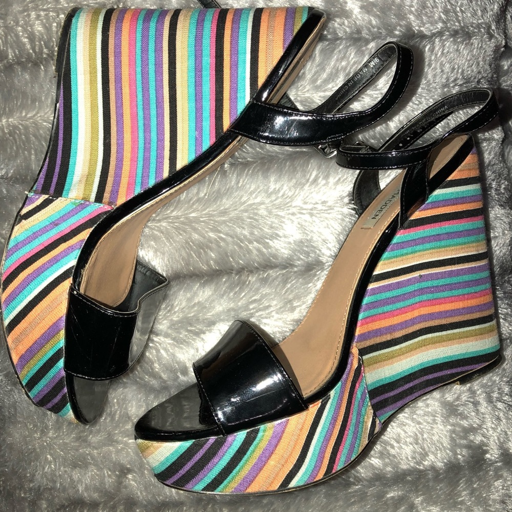 Steve Madden Colorful Wedges